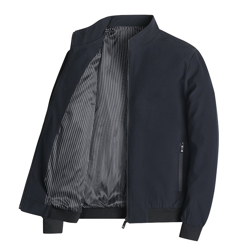 fashion man coat Simple Stand Collar Windproof Waterproof Outdoor Long large size men jackets men's coats
