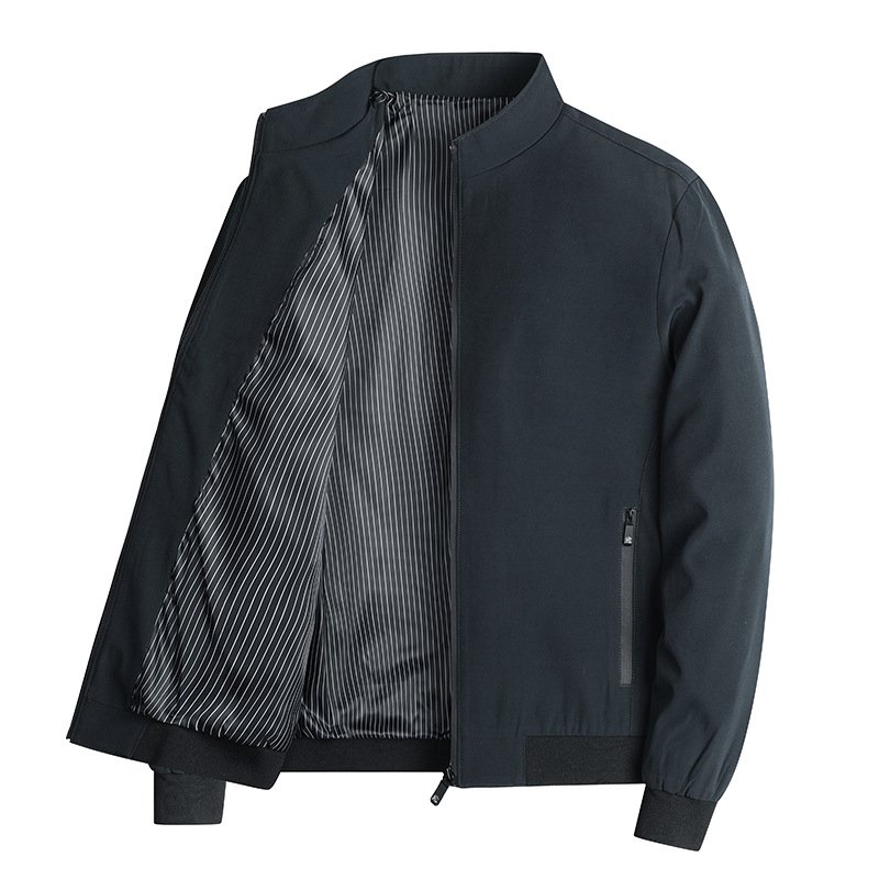 fashion man coat Simple Stand Collar Windproof Waterproof Outdoor Long large size men jackets men's coats