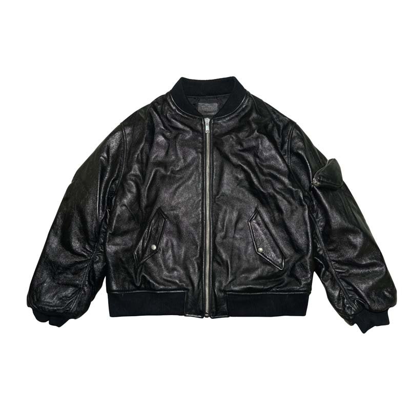 Heavy Hip Hop Jacket Loose High Street Leather Jacket Unisex Winter Jacket Heart Shape Stereo Pocket High Quality Smart Casual
