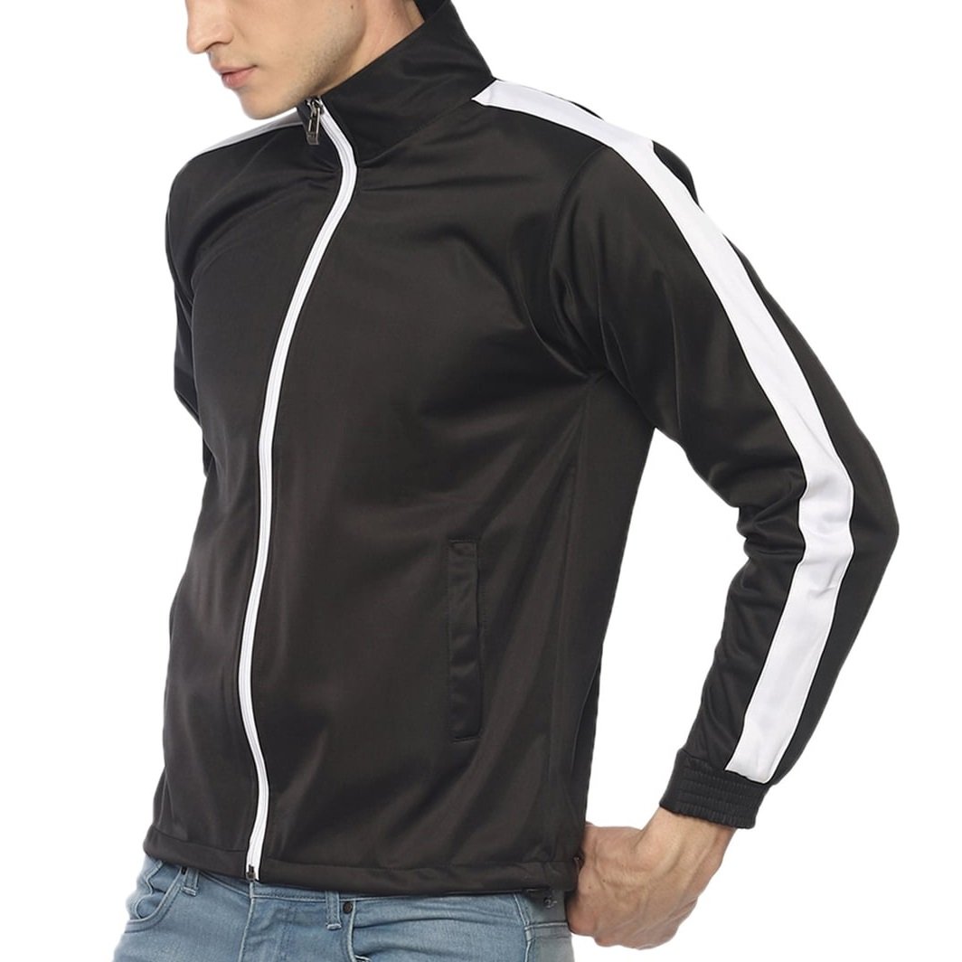 Custom logo Full Zip Casual Sports Jogging Jacket Autumn and winter Breathable Men's Sweaters from Pakistan