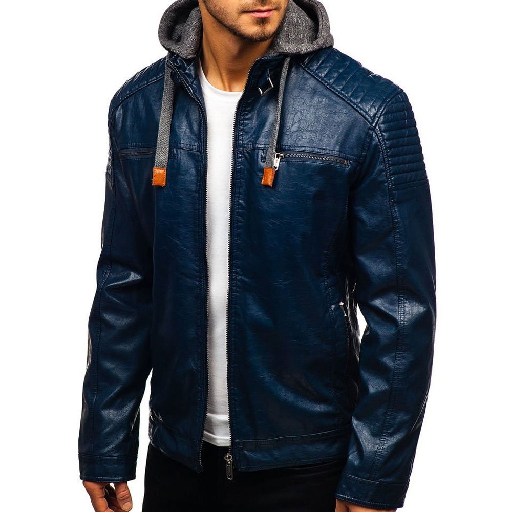 Wholesaler Fashion Wear Leather Jacket Men Genuine Leather jacket With Zipper