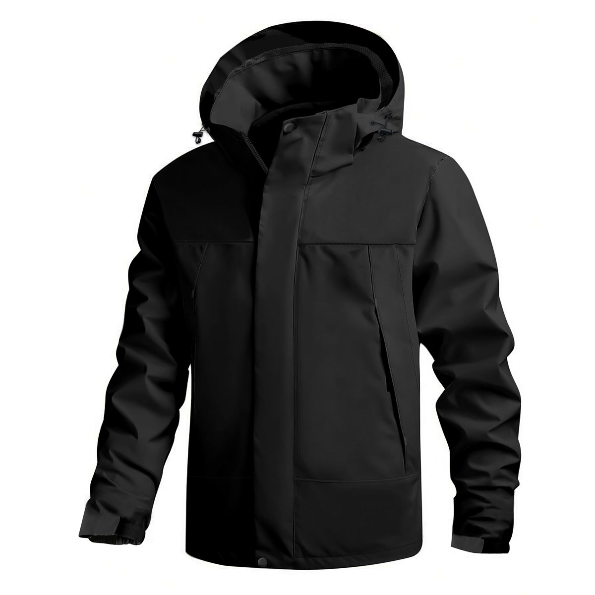 Mens Waterproof Hooded Rain Jacket Outdoor running jacket men's Raincoat Shell Jacket for Hiking Travel Cycling Windbreaker