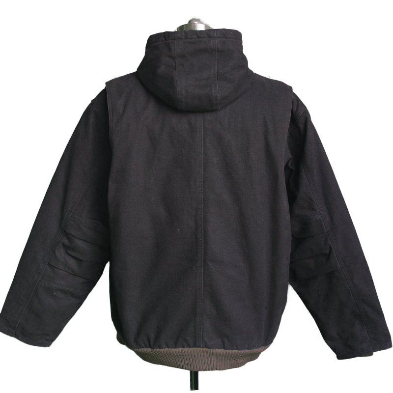 12 OZ Brushed DUCK CANVAS men's jackets quilted jacket winter jacket with water proof