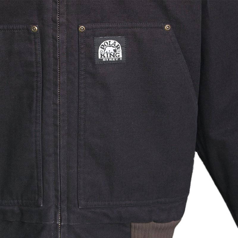 12 OZ Brushed DUCK CANVAS men's jackets quilted jacket winter jacket with water proof