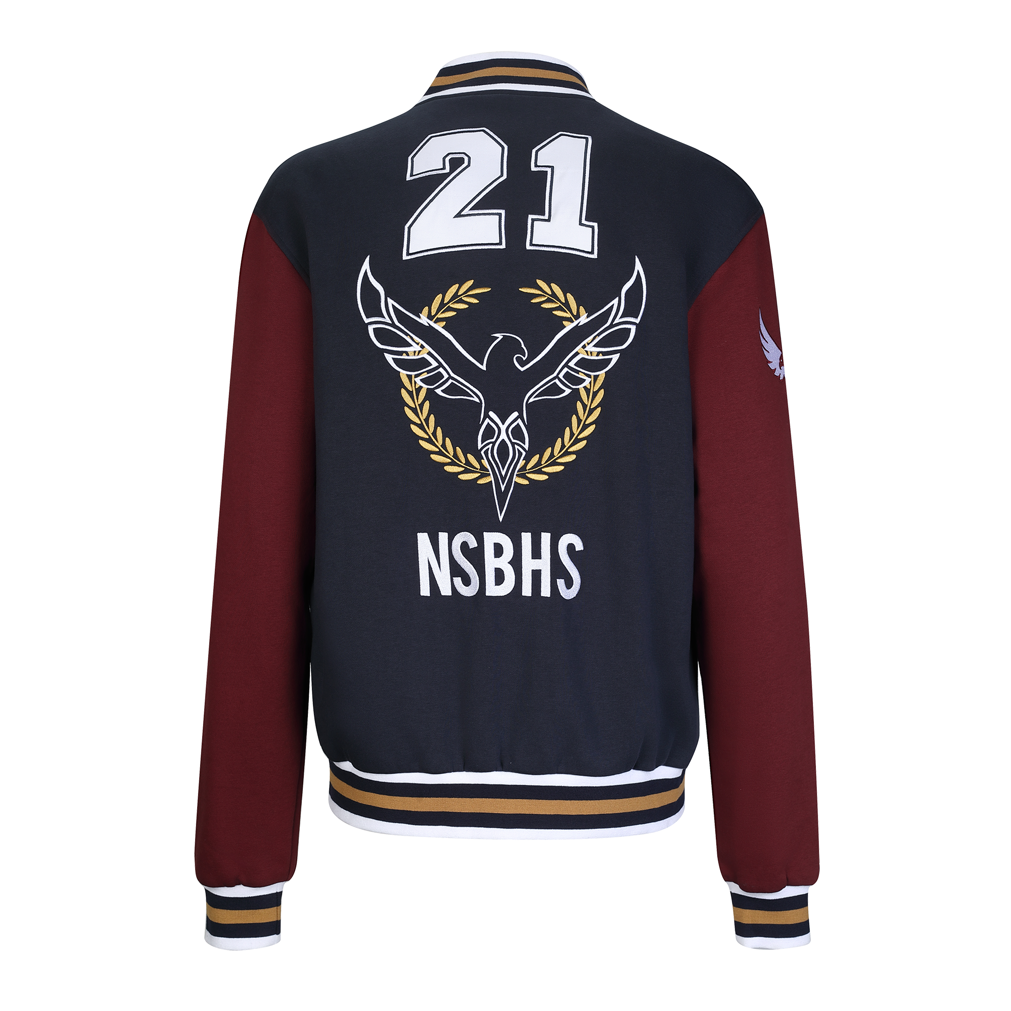 Factory customized high-quality embroidered men's college customized baseball embroidered sports jacket