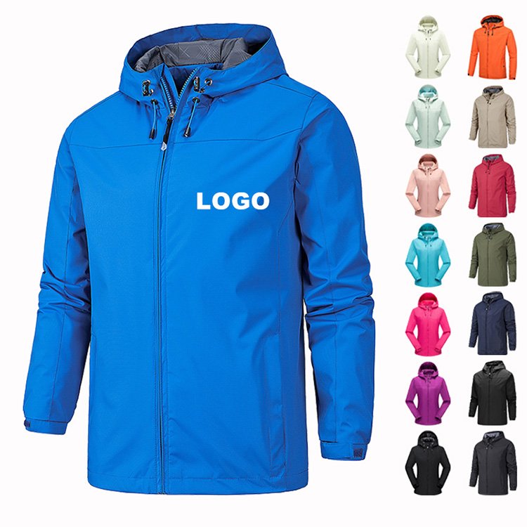 Tracksuit Jacket Vintage Retro Waterproof Utility Beach Jacket ,custom Windbreaker 2023 Hot Selling Custom Men's Polyester Stand
