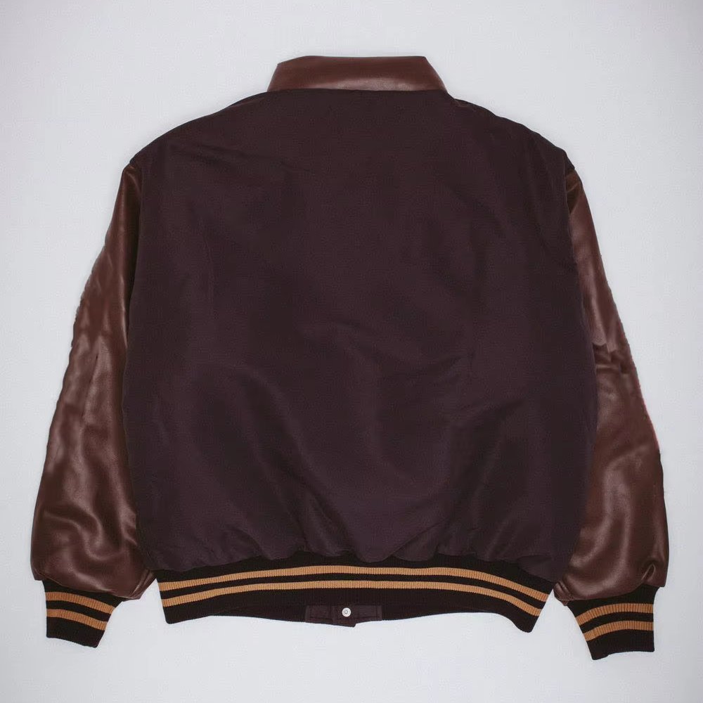 Kodo Men's Leather Flight Jacket Classic Aviator Style Warm Durable & Fashionable Bomber Jacket Outerwear Wind Breaker Jacket