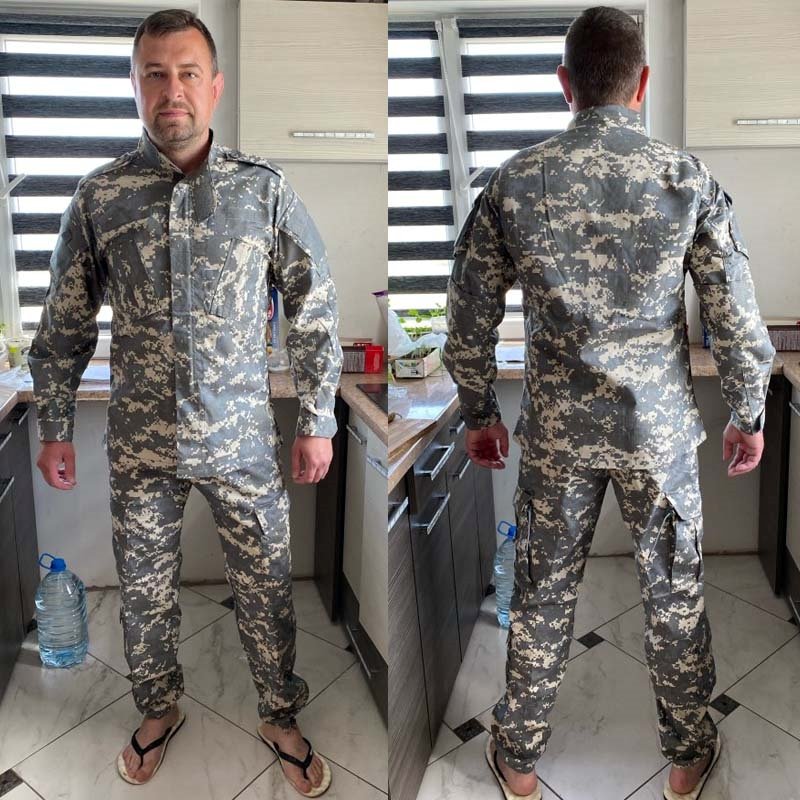 Camouflage men's uniform camouflage Jacket Special training suit
