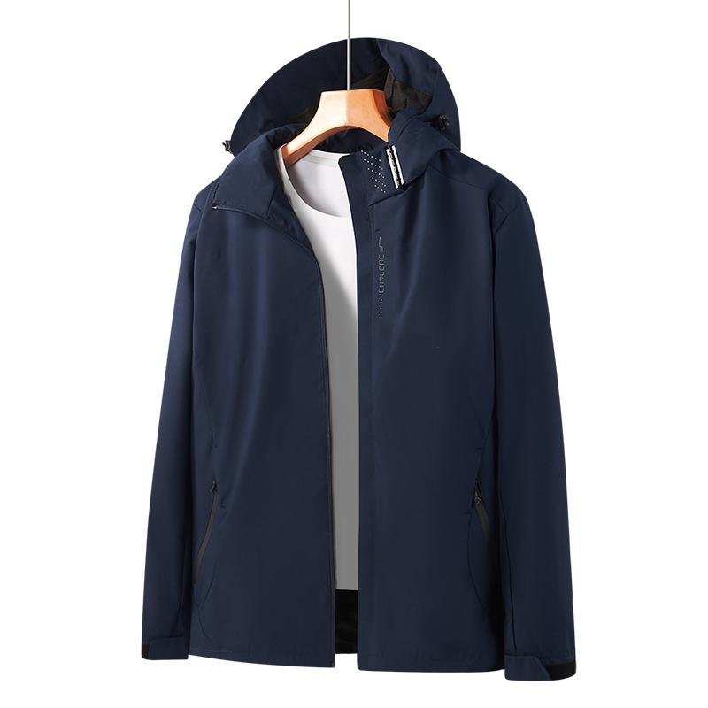 Outdoor Windproof waterproof men's jacket 100% polyester coat for men