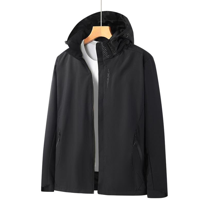 Outdoor Windproof waterproof men's jacket 100% polyester coat for men