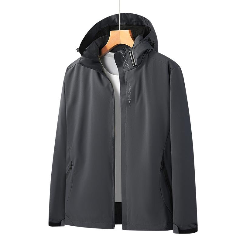 Outdoor Windproof waterproof men's jacket 100% polyester coat for men