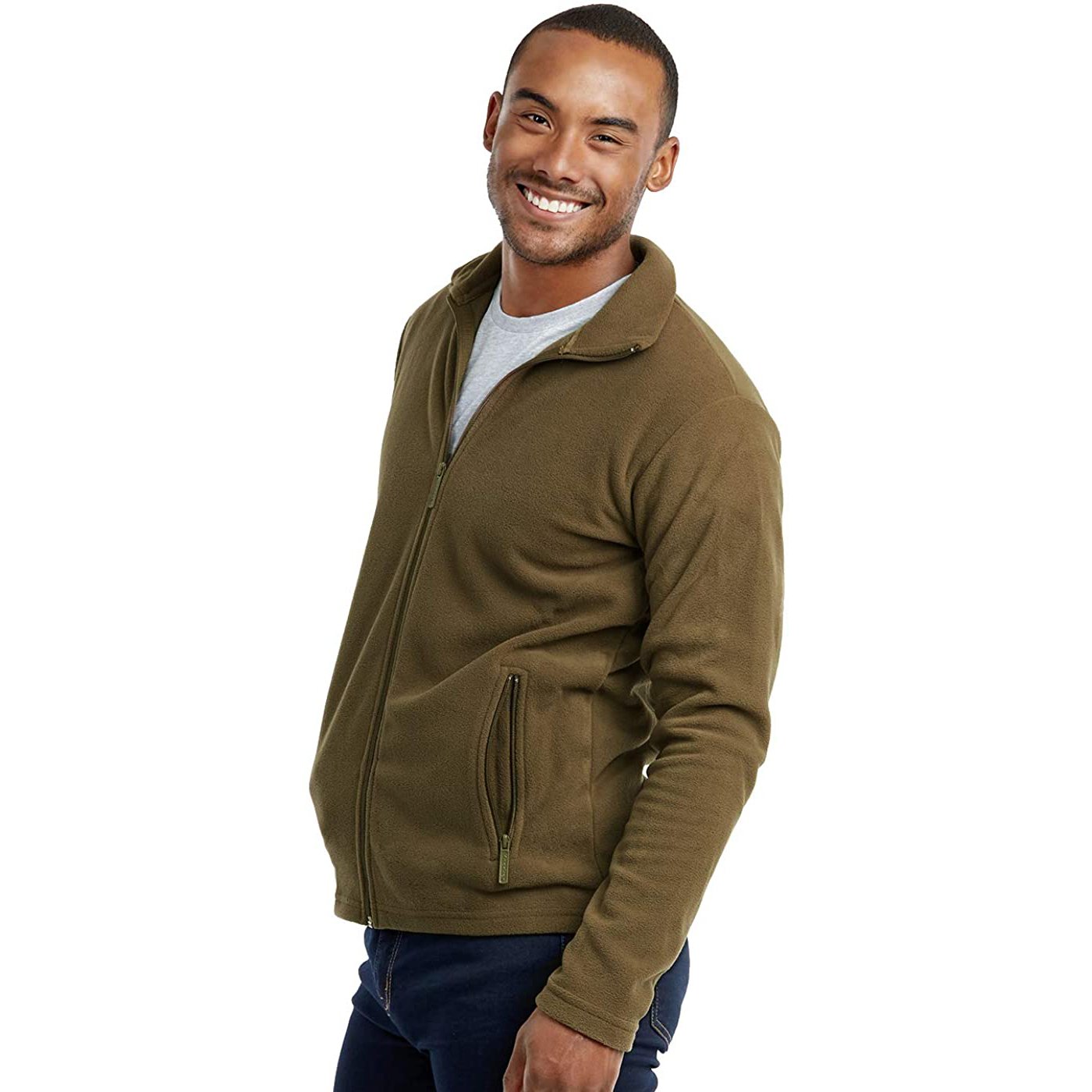 High Premium Quality Men's Microfleece Polar Coral fleece Jacket, Custom Full Zip Up Heavy Winter Jacket