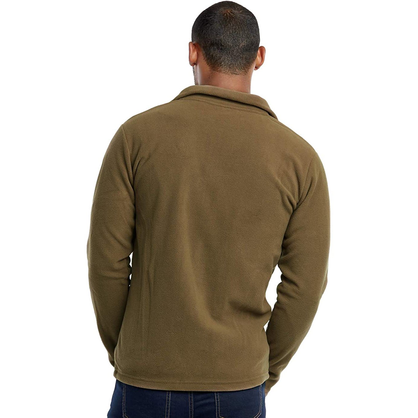 High Premium Quality Men's Microfleece Polar Coral fleece Jacket, Custom Full Zip Up Heavy Winter Jacket