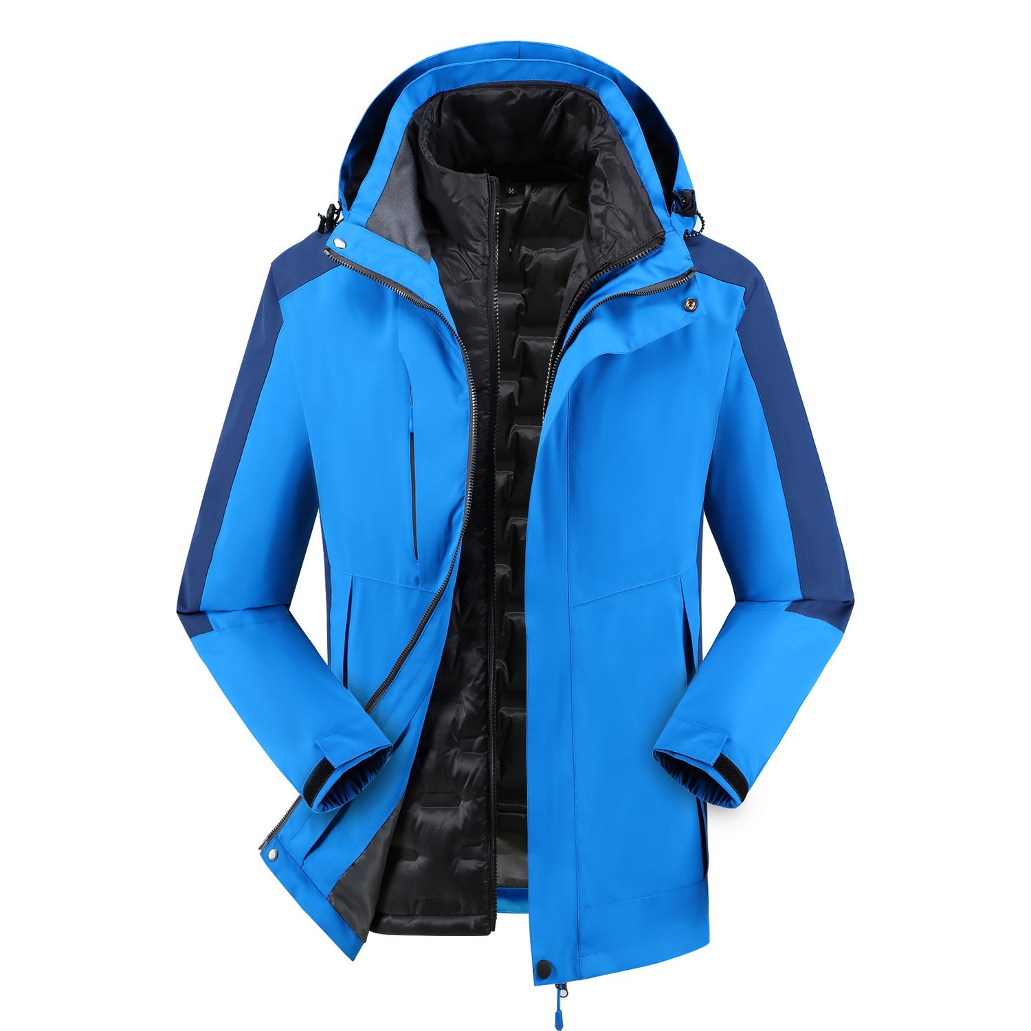 Custom Windbreaker parka Full Zip Up Mens Outdoor Sports Hooded Long Sleeve Waterproof Windbreaker outdoor Jackets