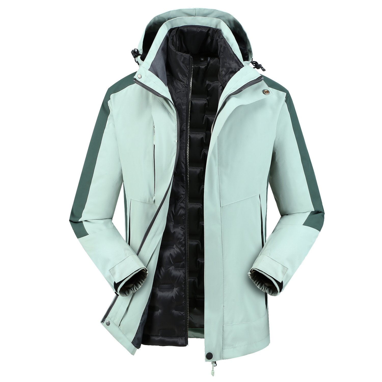 Custom Windbreaker parka Full Zip Up Mens Outdoor Sports Hooded Long Sleeve Waterproof Windbreaker outdoor Jackets