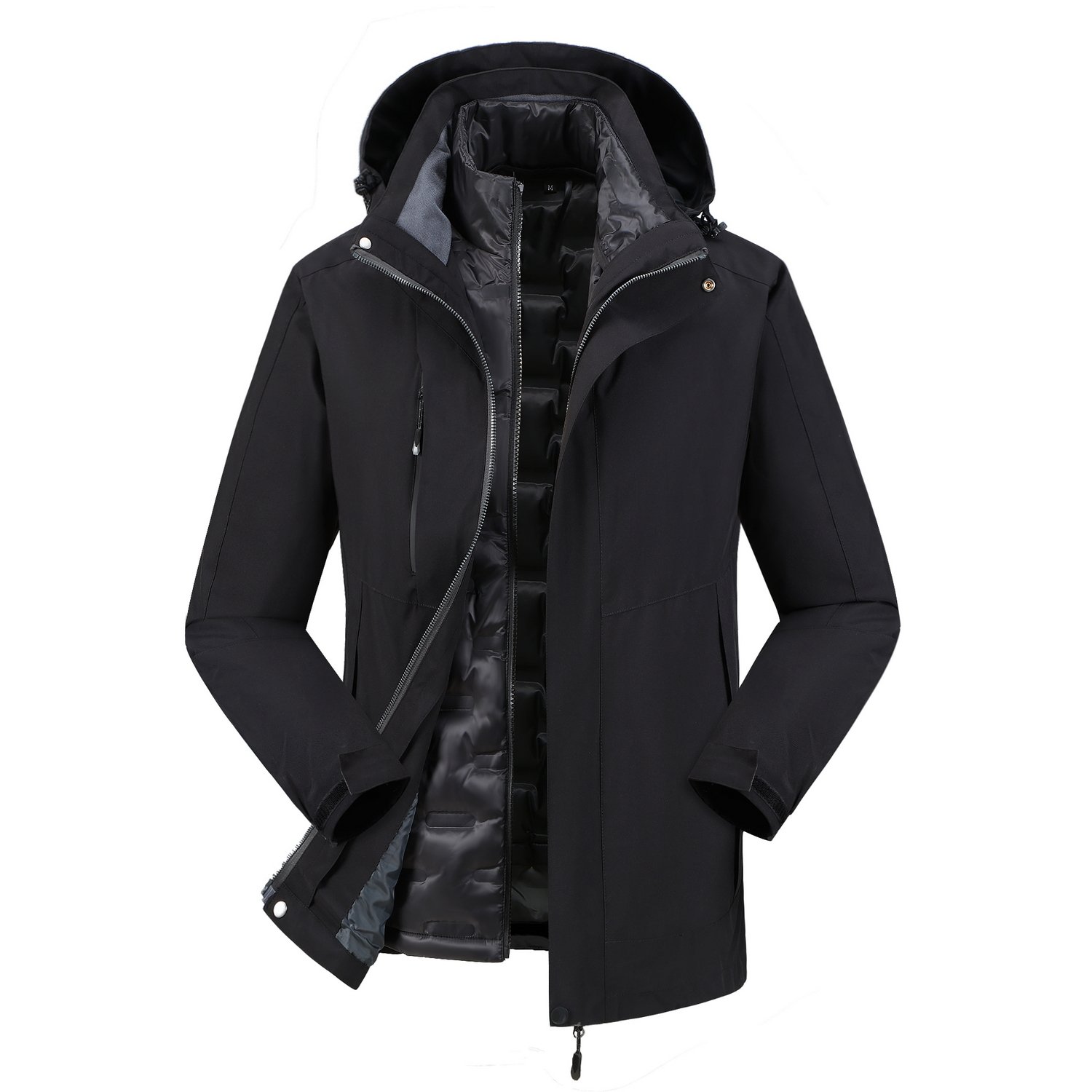 Custom Windbreaker parka Full Zip Up Mens Outdoor Sports Hooded Long Sleeve Waterproof Windbreaker outdoor Jackets