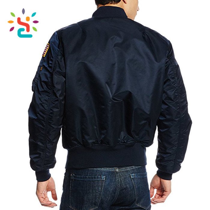 Wholesale Fashion Men's Jackets Embroidery Bomber Jacket Lightweight Windproof Bomber Jacket