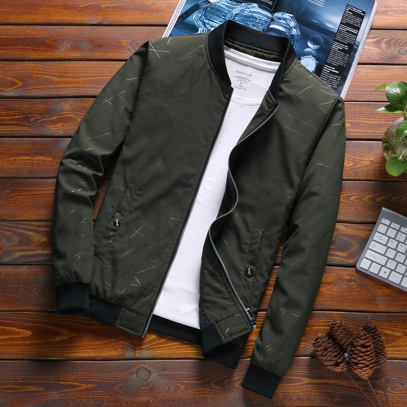 Autumn Fashion Slim Fit Thin Male Jackets Bomber Casual Coat Men's Jackets