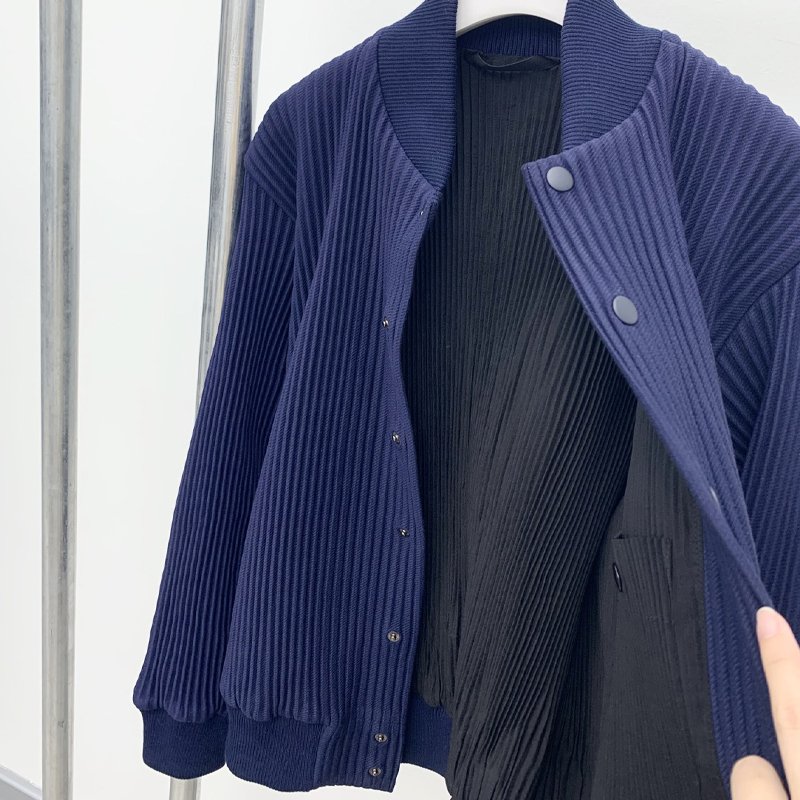 High Quality Men's Women's Autumn Winter Baseball Jacket Fur Decoration Thick Neck Long Sleeve Hem Shrinkage Same Style Summer