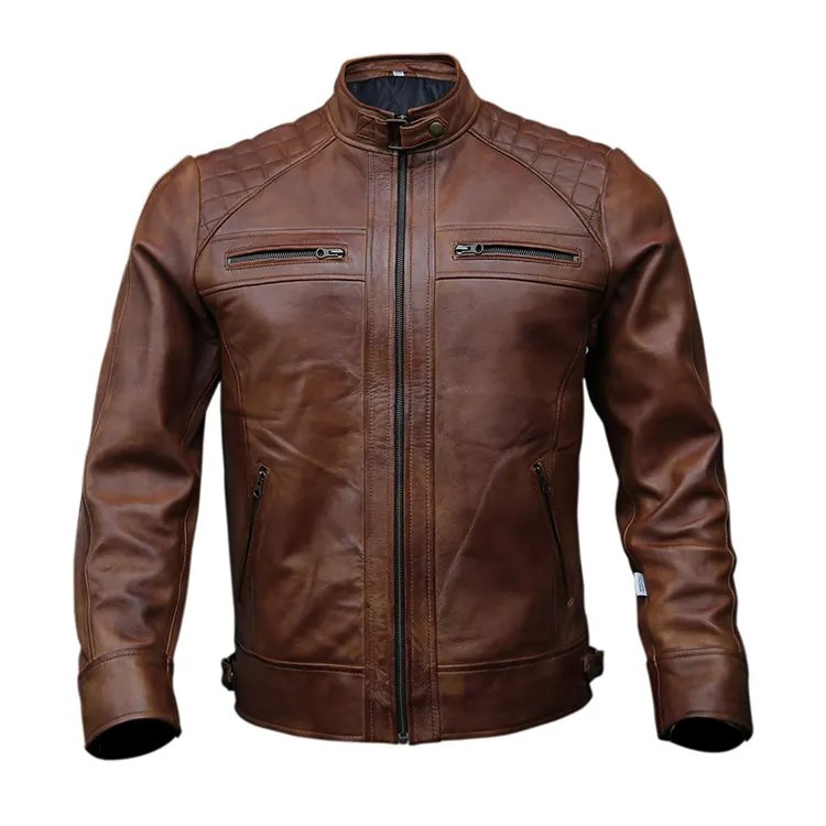 Men's Jackets Leather For Men's Leather Fleece Jackets 2023 New Fashion Design Jacket