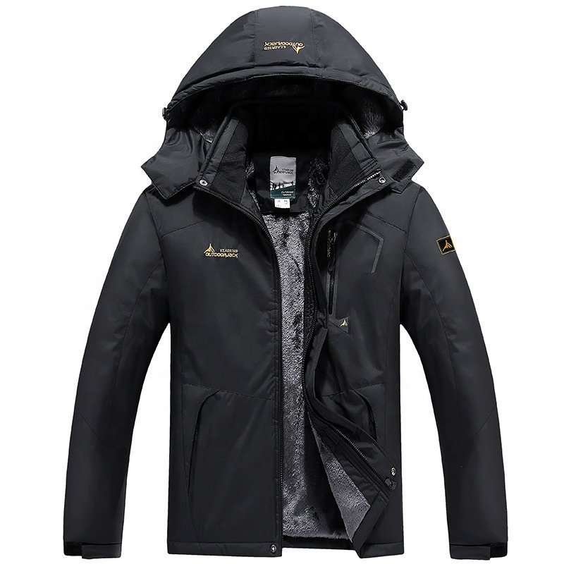 Custom Casual windproof Jacket Loose Solid Color Plus Size men's clothing Windbreaker Jackets for men women with hood
