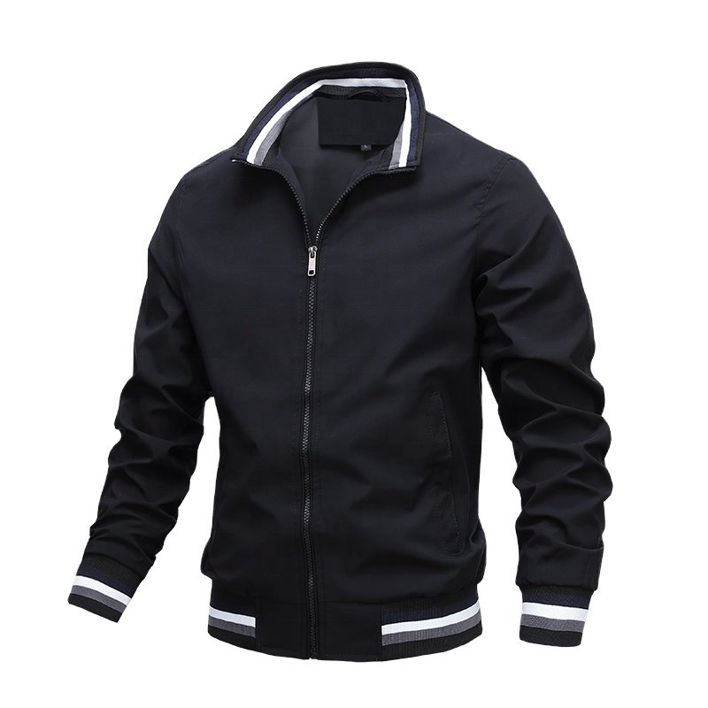 OEM Quality Motorcycle Jacket Men Custom Logo Men's Stand Golf Jacket Fashion Outdoor Jogging Sports Men Jacket