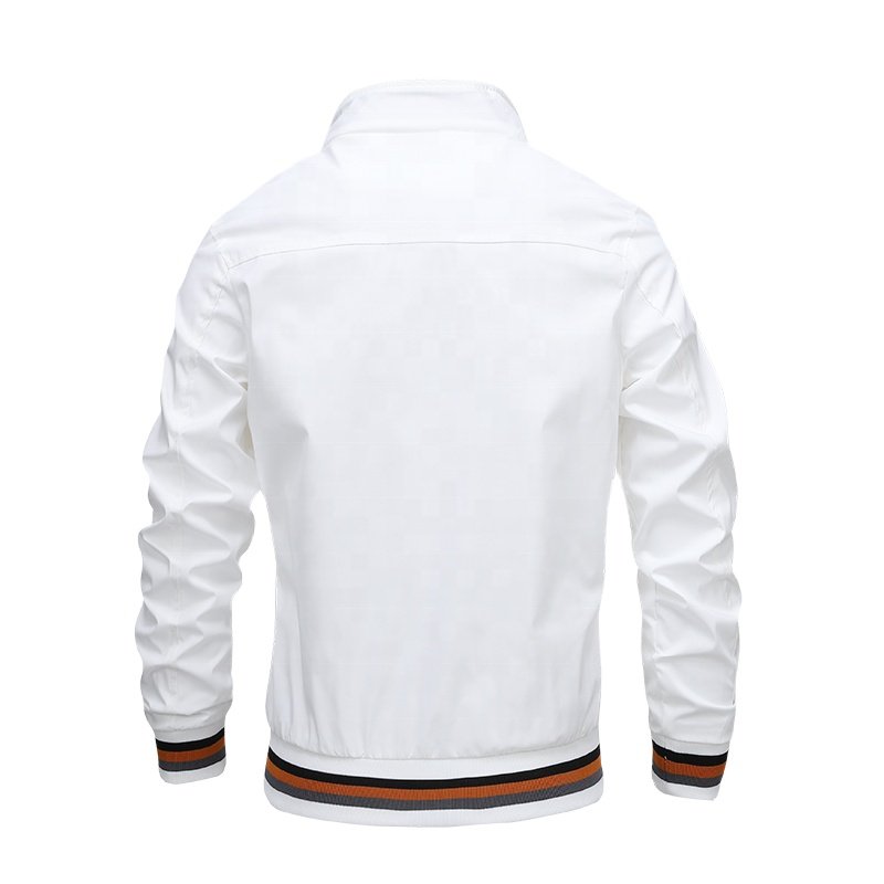 OEM Quality Motorcycle Jacket Men Custom Logo Men's Stand Golf Jacket Fashion Outdoor Jogging Sports Men Jacket