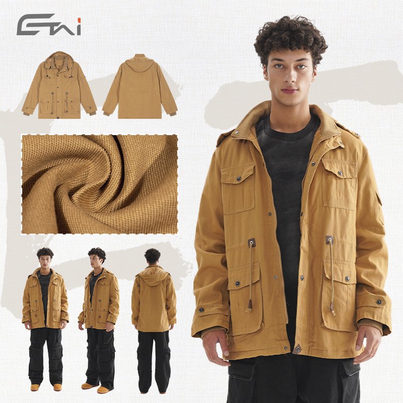 winter fleece warm hood jacket man coats outdoor thicken windbreaker men's cotton plus size jackets