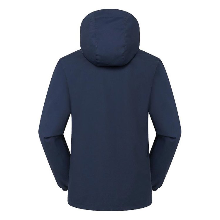Customized Design Men's Rain Jackets Waterproof Windbreak Softshell Raincoat with Hood for Running Hiking Cycling