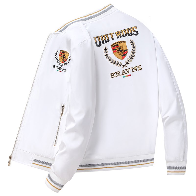 Spring and Autumn New Men's Jacket Italian Version Slim Fit Men's Top Cotton Fashion Casual Men's Baseball Jersey