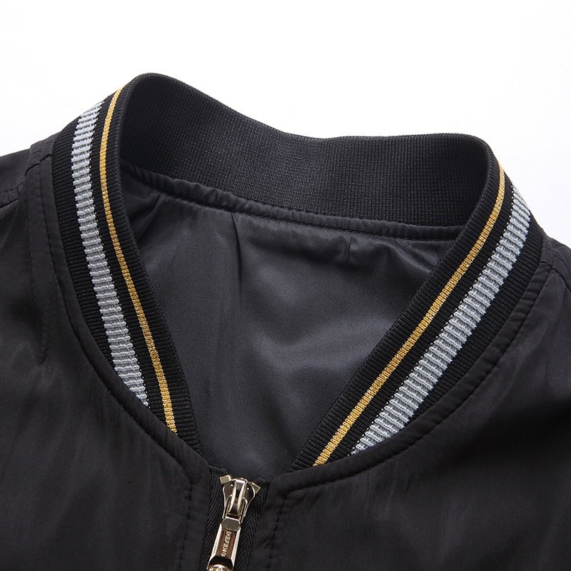 Spring and Autumn New Men's Jacket Italian Version Slim Fit Men's Top Cotton Fashion Casual Men's Baseball Jersey
