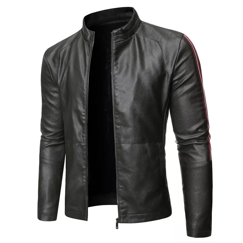 Men's Black Leather Jacket Motorcycle Fashion Men Slim Fit Biker Jacket Coat Genuine Cowhide Leather Jacket Plus Size Men's Jack