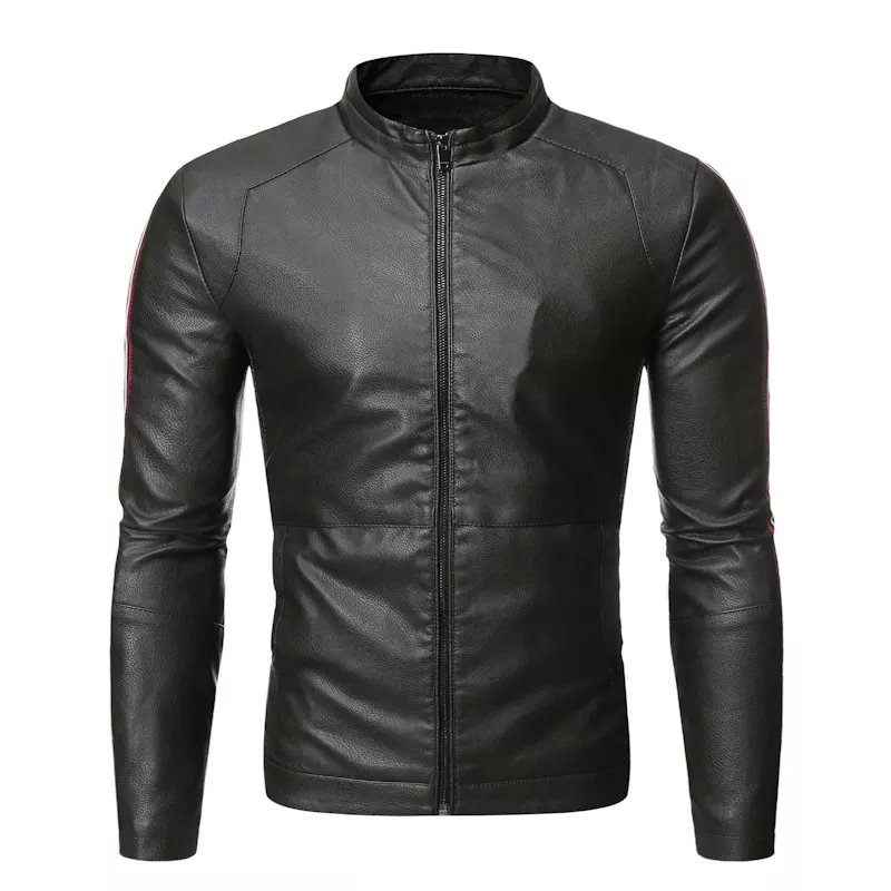Men's Black Leather Jacket Motorcycle Fashion Men Slim Fit Biker Jacket Coat Genuine Cowhide Leather Jacket Plus Size Men's Jack