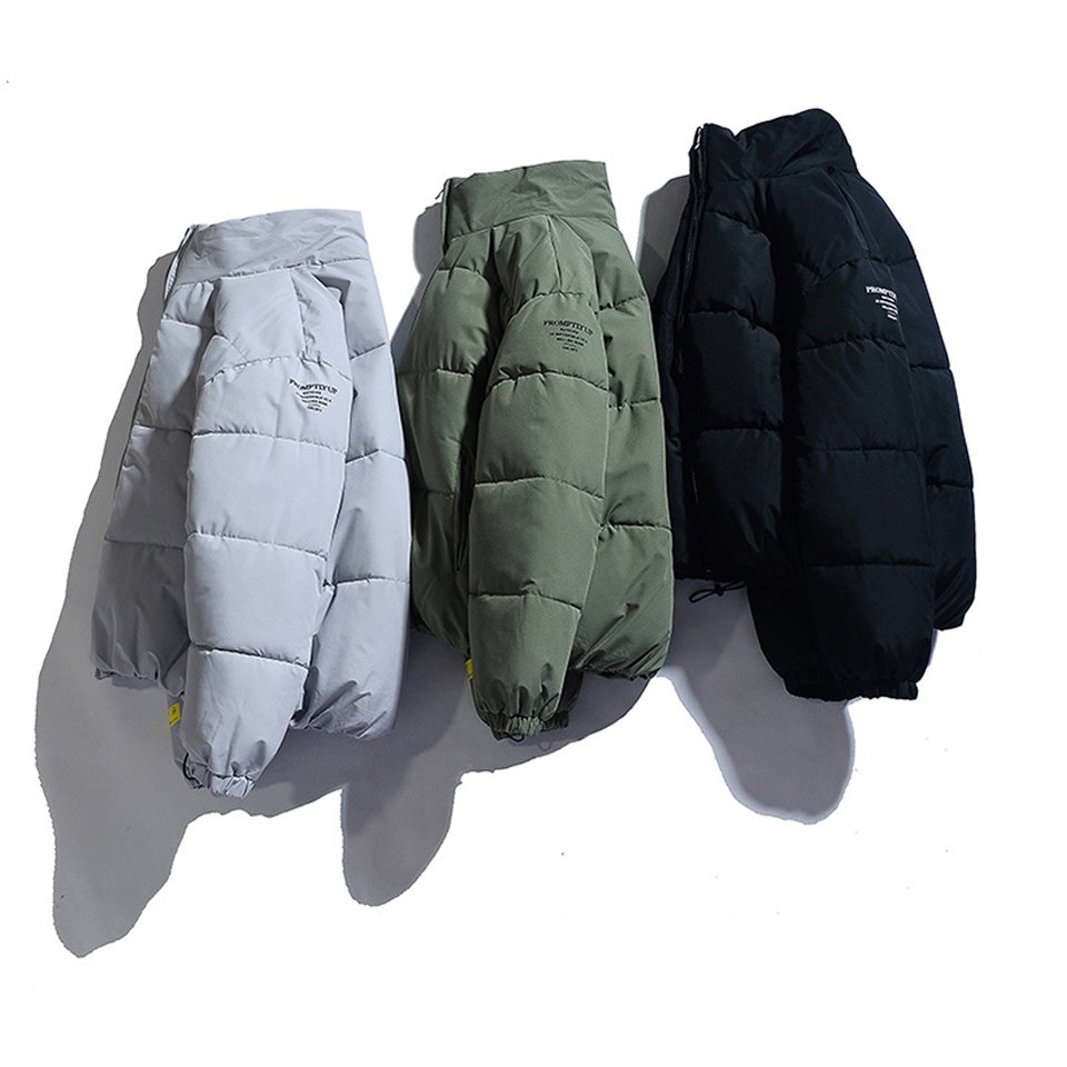2022 New Men's Jackets Men Casual Fashion Winter Puffer Jacket Mens Short Bomber Coats