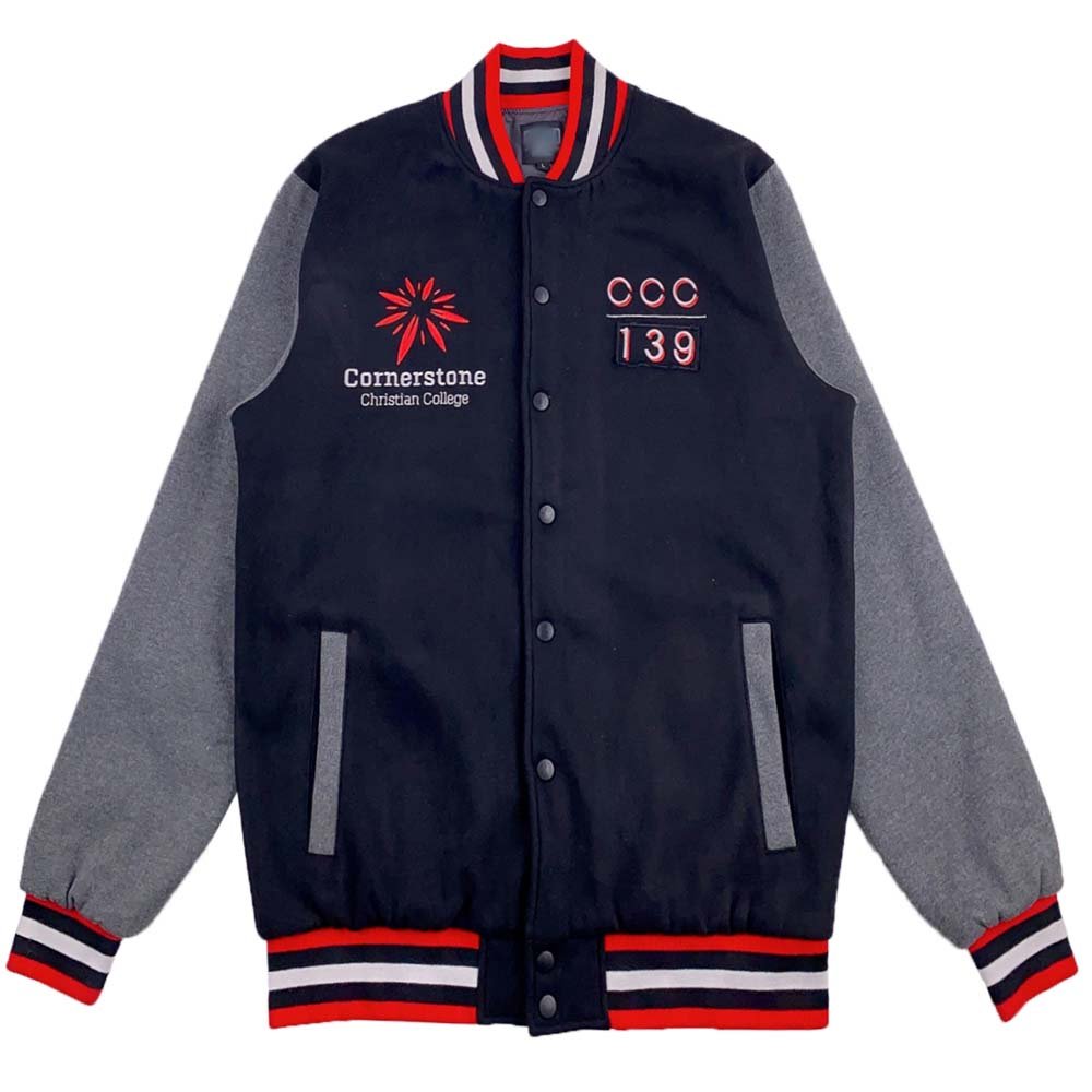 Custom Embroider Patched Logo Letterman Varsity Men Baseball Jackets Plus Size Men's Jackets Varsity Jacket