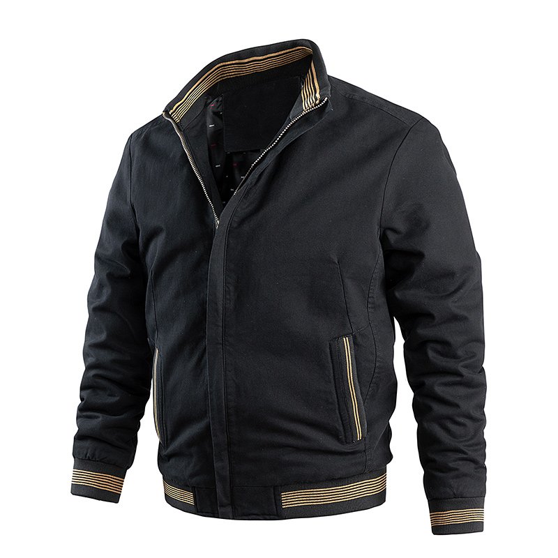 2023 New Arrival Spring and Autumn Men's Jacket Casual Male Windbreaker Zipper Coat Fashion Stand Collar Baseball Jacket for Me
