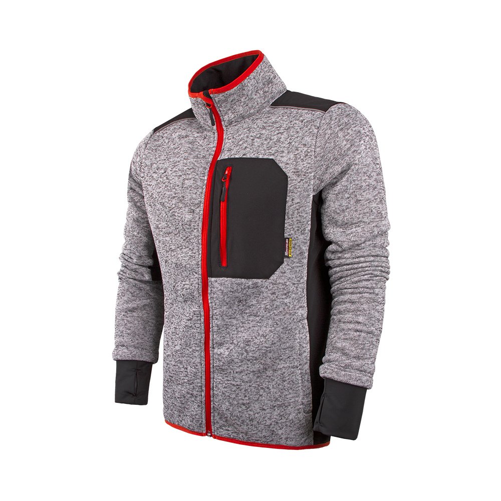 Full-Zip WARM Fleece hoodie Jacket Women Men Soft Clothing Hoody Coat OEM Workwear Winter Safety Hi Vis Heavyweight Hoodie