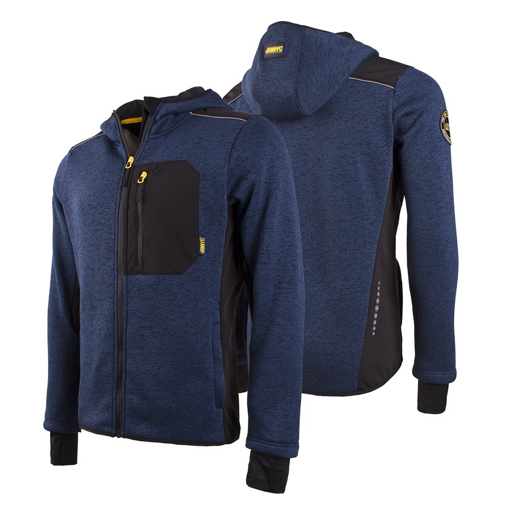 Full-Zip WARM Fleece hoodie Jacket Women Men Soft Clothing Hoody Coat OEM Workwear Winter Safety Hi Vis Heavyweight Hoodie