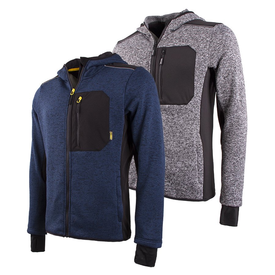 Full-Zip WARM Fleece hoodie Jacket Women Men Soft Clothing Hoody Coat OEM Workwear Winter Safety Hi Vis Heavyweight Hoodie