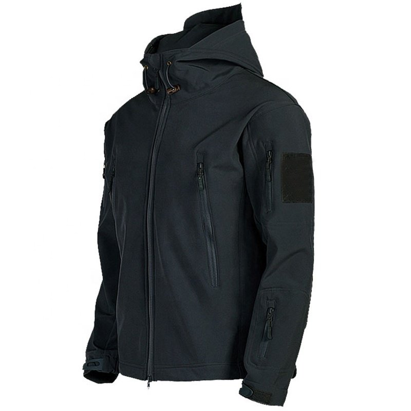 Designer Sports Windbreaker Black Canvas Fleece Wind Breaker Waterproof Hiking Men's Jackets for Winter Windproof Utility Hoodie