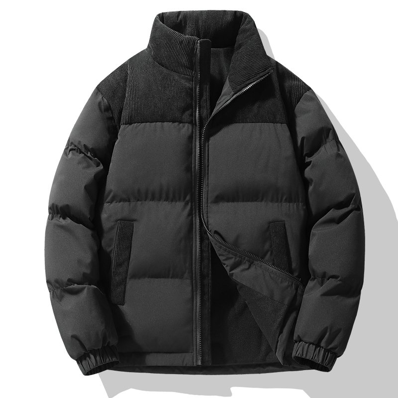 Unisex Popular Fashion Design Cotton-Padded Jacket Men's Casual Winter Coat Hood Zipper Customizable Spring Wool Jacket Canvas