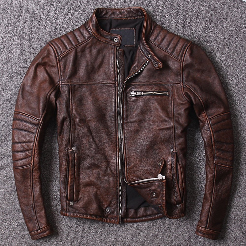 High Street Men's Jackets From Pakistan OEM Service New Arrival Top Quality Leather Customized Material Men's Clothing Jackets