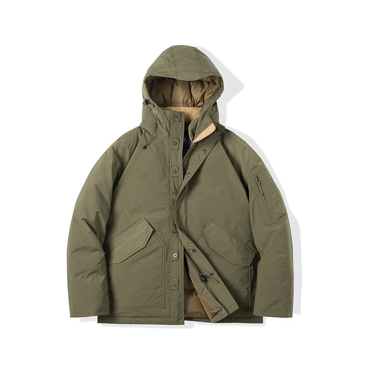 High Quality Customized Men's Winter Outdoor Fluffy Casual White Goose Down Down Jacket