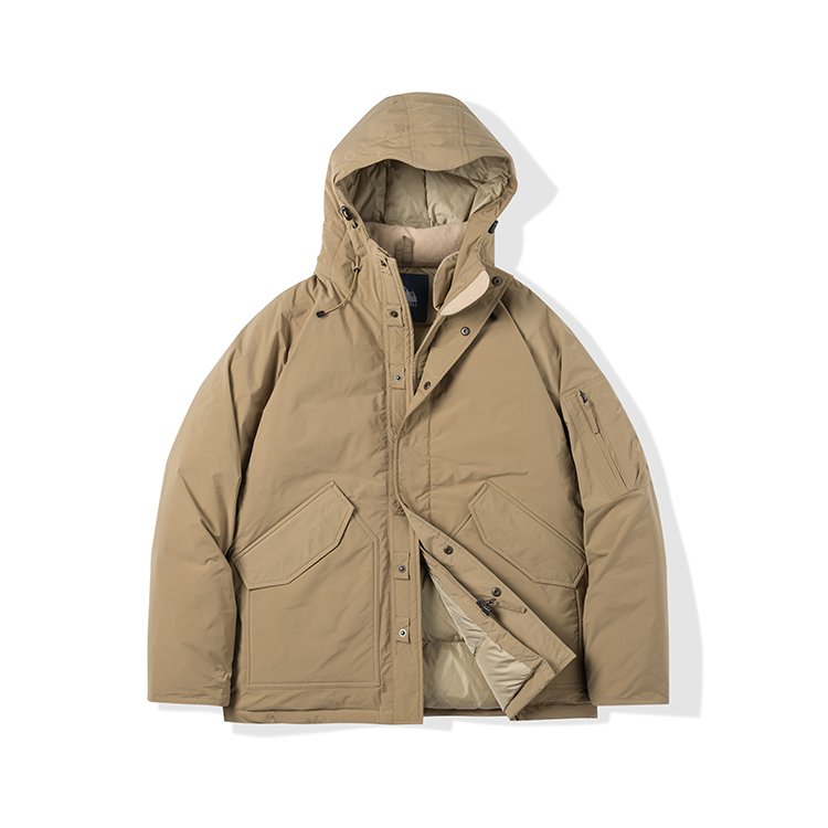 High Quality Customized Men's Winter Outdoor Fluffy Casual White Goose Down Down Jacket