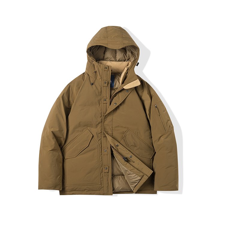 High Quality Customized Men's Winter Outdoor Fluffy Casual White Goose Down Down Jacket