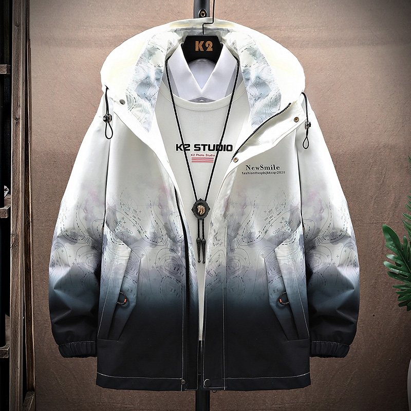 Wholesale Custom Winter Windbreaker Wholesale Men Plus Size Men's Jackets Plain Nylon Satin Bomber Men's Jackets