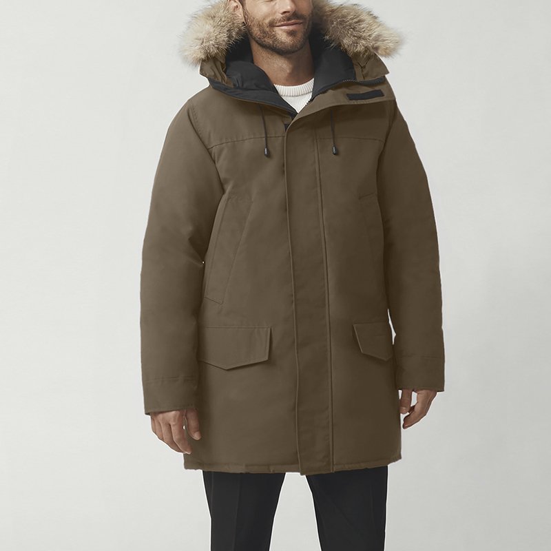 Winter Men's Windproof Down Coat Warm long winter parka jacket With Fur Collar