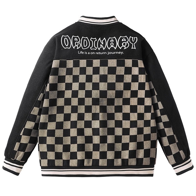 Customizable Baseball and Hip Hop Jacket for Men and Women Men's Jackets