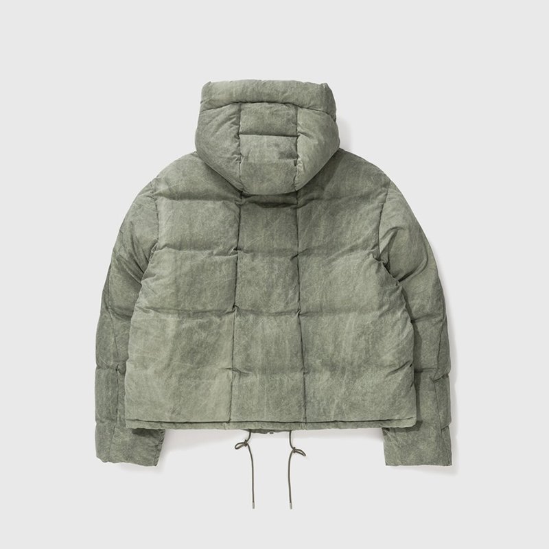Custom Men's Winter Down Jackets With Removable Hood Vintage Water Resistant Outdoor Sports Puffer Jacket