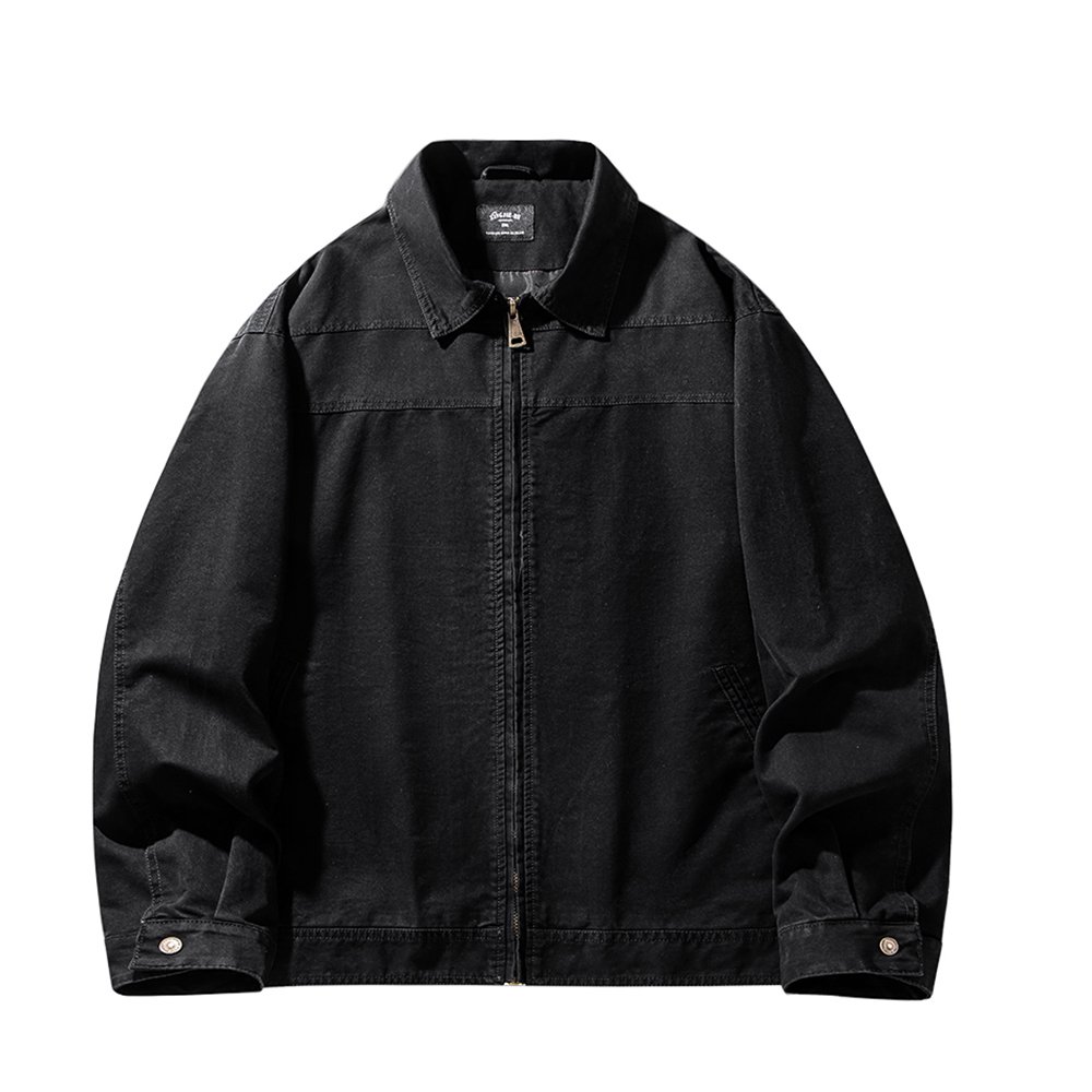 Wholesale Factory Price American Printed Printed Denim Jacket Stand-up Collar Men's Jacket